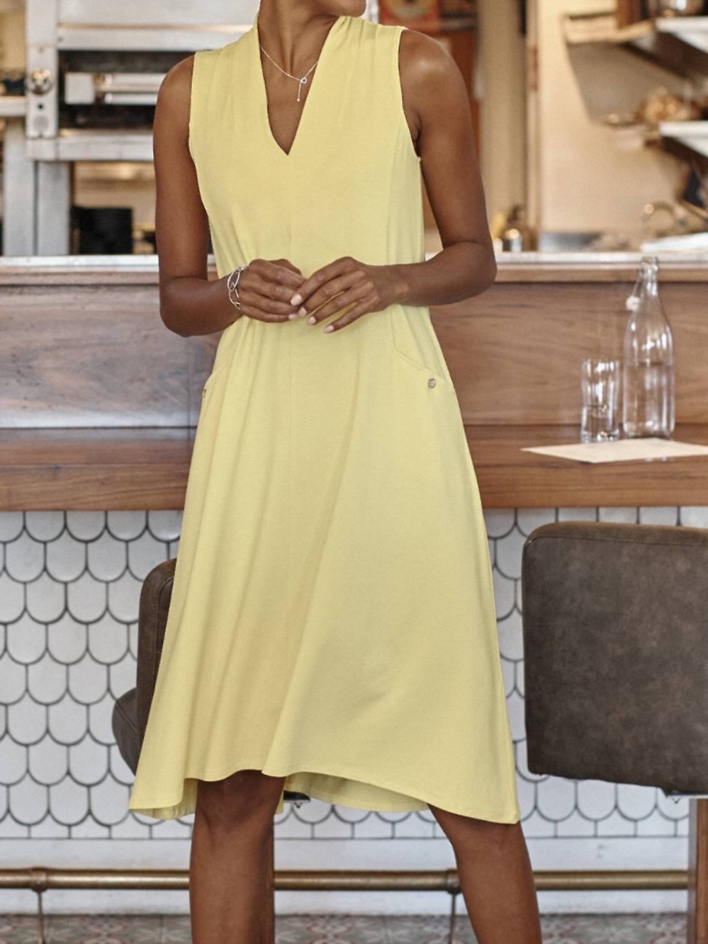 J Jill Wearever Princess Seamed Midi Dress LP